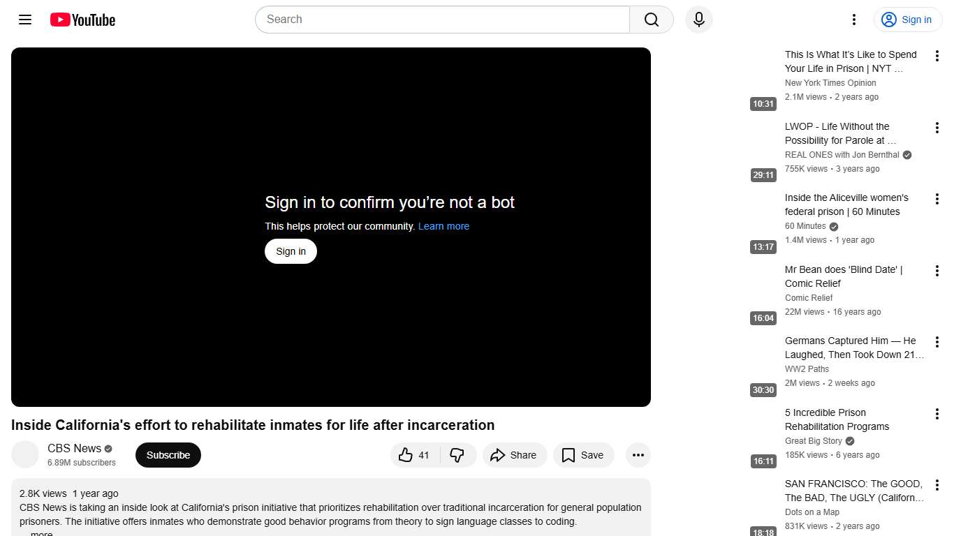 Inside California's effort to rehabilitate inmates for life after incarceration - YouTube